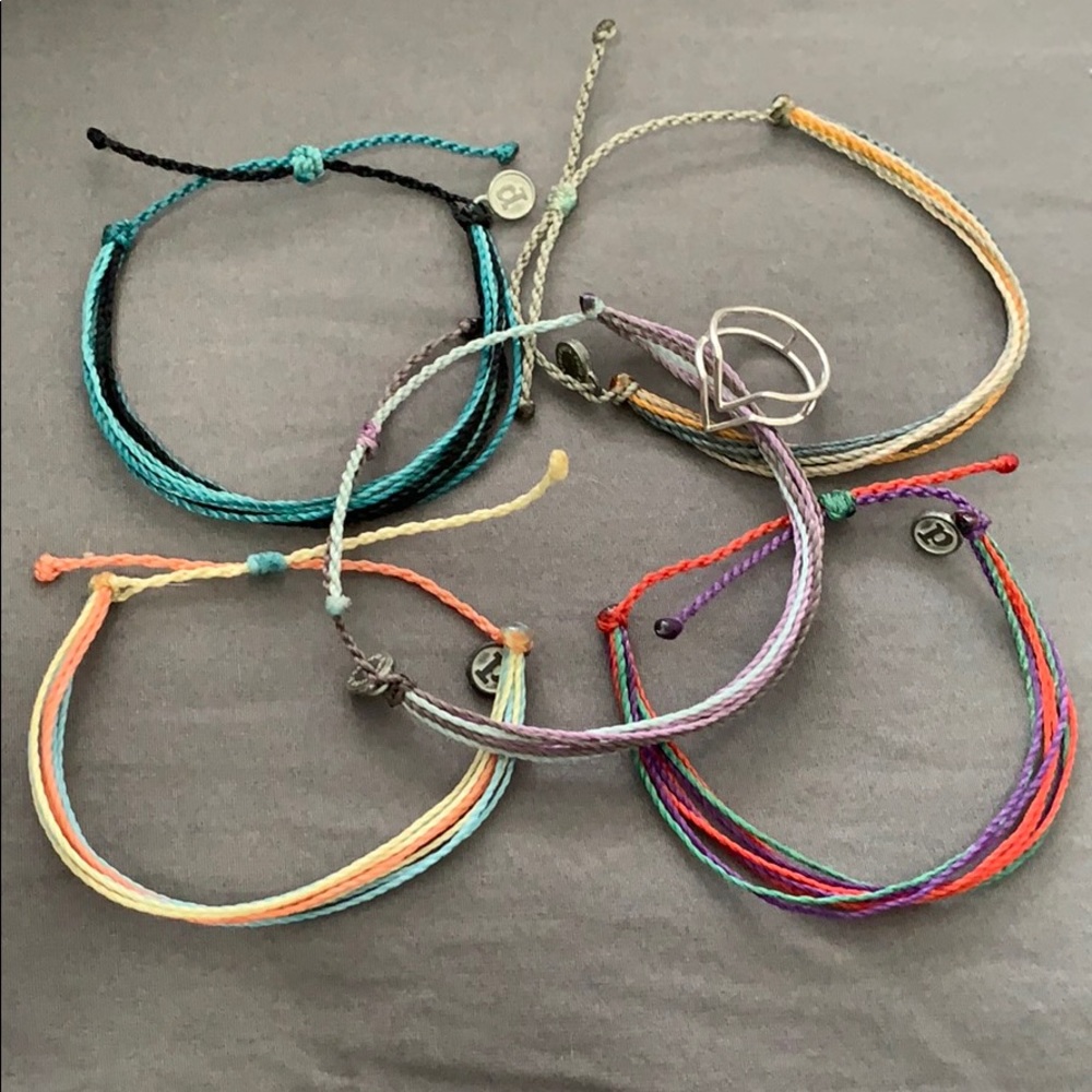 Pura Vida bracelets and ring